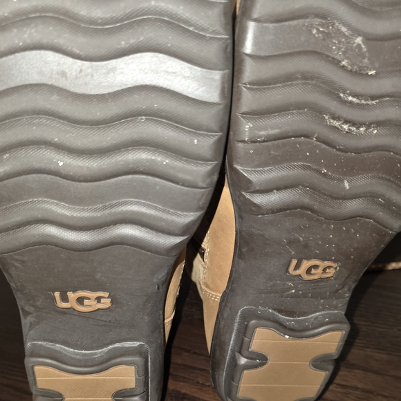 UGG Hapsburg Brown Lace-Up Boots for Women - Picture 2 of 5